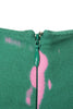 Marni Italy. Green Abstract Printed Viscose Blend Maxi Dress
