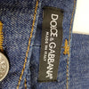 DOLCE&GABBANA ITALY. Cotton Polyurethane Wide Leg Flare Jeans