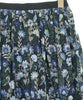 LOKITHO JAPAN. Blue x Green (Flower Pattern) Long/Maxi Length Skirts