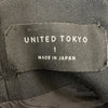 UNITED TOKYO JAPAN. Black/Cream Color Belting Docking Skirt