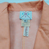 Fendi Italy Orange Belted Cotton Dress