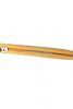 Oliver Peoples. Large Oval Frame Gold Tone Leyla Amber Sunglasses