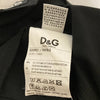 Dolce & Gabbana Italy. D&G Black Cut-off Gathered Sleeveless Dress