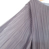 nano universe JAPAN.  LB.03 Charcoal Color Semi-Sheer Pleated Dress