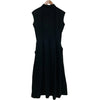 Yohji Yamamoto Y'S JAPAN.  Vintage Black Sleeveless Shirt Dress