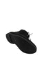 Manolo Blahnik Paris. Black Textured Lined Lace Up Mini Booties Size EUR 40.5