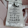 Fendi Italy. Vintage Pink Rayon Knit Long Skirt