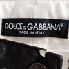 DOLCE&GABBANA ITALY. Black Cotton Polyurethane Pants