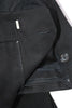 Gucci Italy. Black Cotton Zippered Belted Casual Mini Skirt