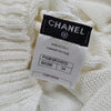 Chanel Paris. Off White Vintage Cotton Sweater