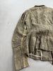 Tricot Chic (Hysteric Glamour, no Label) JAPAN. Vintage 2000s Cotton Tweed Zipper Distressed Tweed Jacket