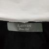 Lanvin Paris. Black Silk Zipper Top