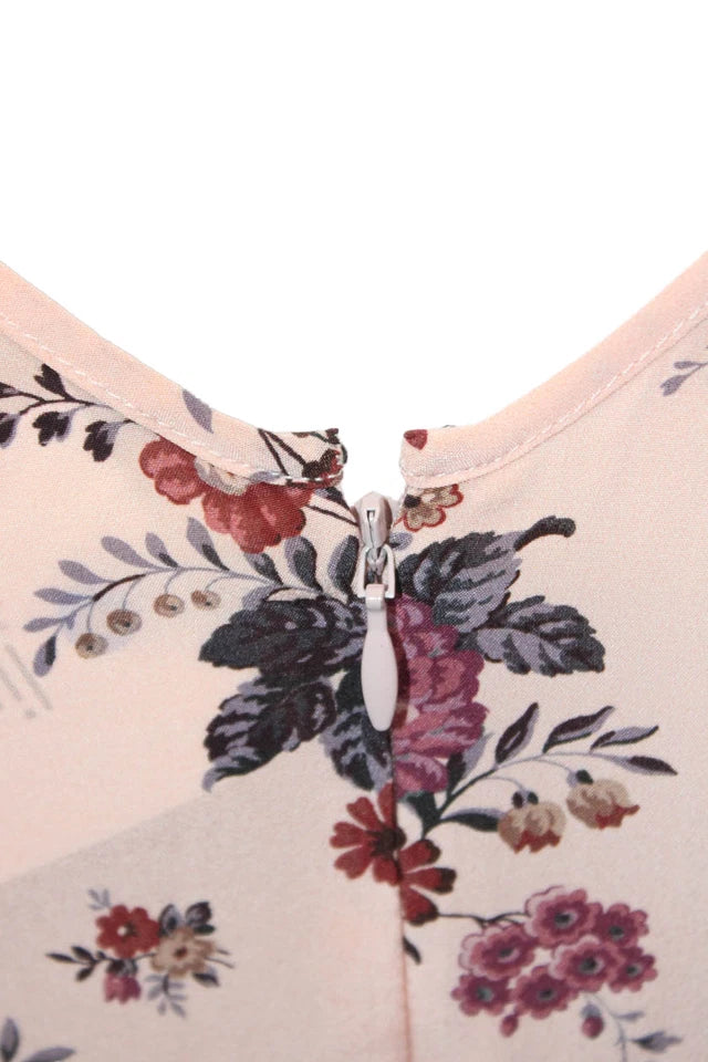 Liberty Of London R13 Floral V-Neck Sleeveless Midi Slip Dress