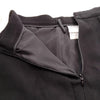 Miu Miu Italy. Black PolyTech Fabric Fit/Flare Vintage Skirt