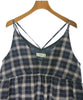 BEAMS HEART JAPAN. Vintage Naxy/White Gingham Plaid Dress