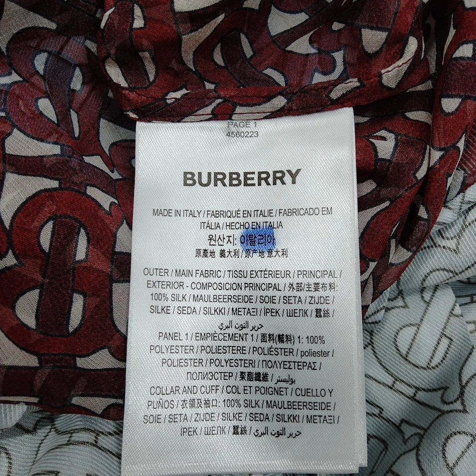 BURBERRY UK. Vintage Silk/Poly Blend Dress