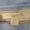 Burberry Brit UK. Cotton Belted Denim Sleeveless Dress