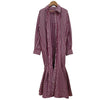 emmi Japan. 22AW Collection Bordeaux Flared Shirt Dress