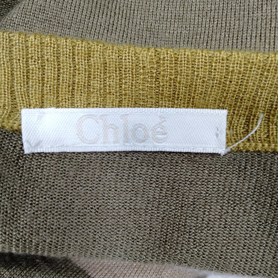 Chloe Paris. Vintage Phoebe Philo Cashmere, Silk Cardigan/Top