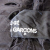 COMME des GARCONS JAPAN. TRICOT. Black Cutwork Sleeveless Dress