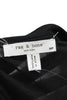 Rag & Bone NY. Black Knit Striped Short Sleeve Tee Shirt Dress