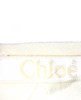 Chloe Paris. White Short Sleeve Crew Neck Lace Twill Shift Dress