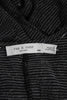 Rag & Bone NY. Gray Mini Striped Viscose Tank Dress