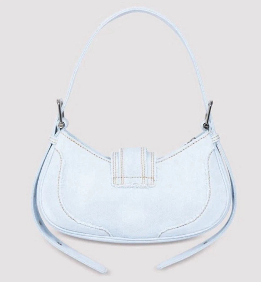 OSOI SEOUL. NEW. ICE DENIM MINI SHOULDER BAG