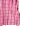 CARON CALLAHAN NYC. Pink Plaid Belted Arthur Dress