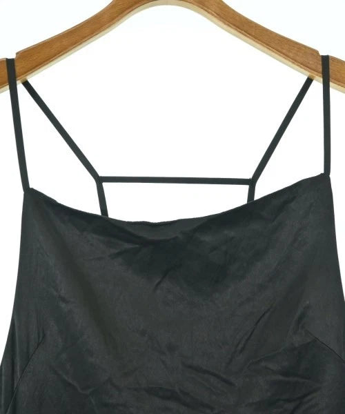 NOBLE JAPAN. Black Acetate Blend Slip Dress