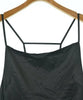 NOBLE JAPAN. Black Acetate Blend Slip Dress