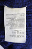 ACNE Studios Sweden. Blue Black Cotton Long Sleeves Crew Neck Sweater