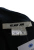 Helmut Lang NY. Blue PolyTech Fabric Sleeveless V-neck Slip-on Tank Blouse