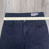 Parasuco Italy. Black Denim Y2k Vintage Low Rise Flare Stretch Jeans