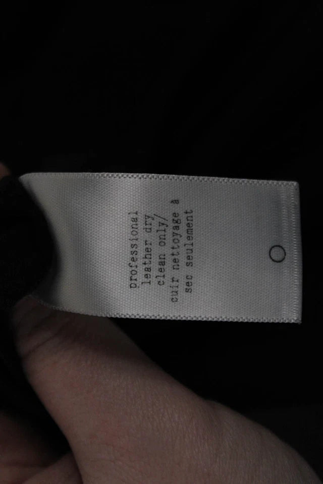 Rag & Bone NY. Black Embellished V-Neck Full Zip Fit & Flare Dress