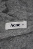 Acne Stockholm. Grey Cotton/Linen Cardigan Long Sleeve Top