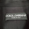 DOLCE&GABBANA ITALY. Black Rayon Acetate Silk Coat