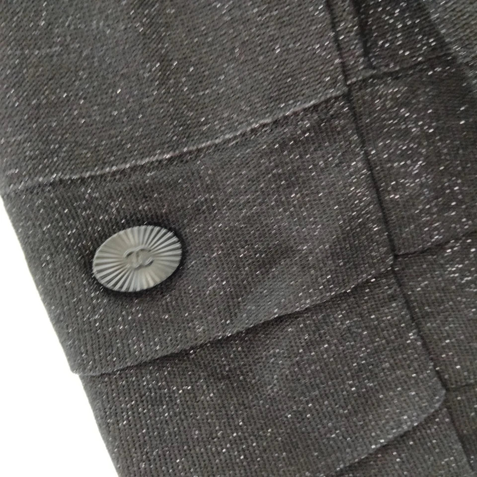 Chanel Paris. Vintage Rayon Nylon Flare Skirt