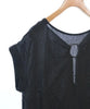 NOBLE JAPAN. Black Linen/Cupro Blend Casual Shirt
