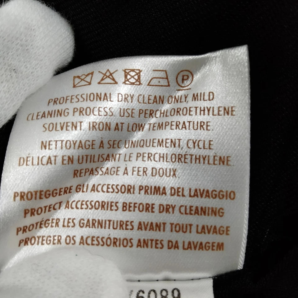 Gucci Italy. Vintage Black Rayon Dress