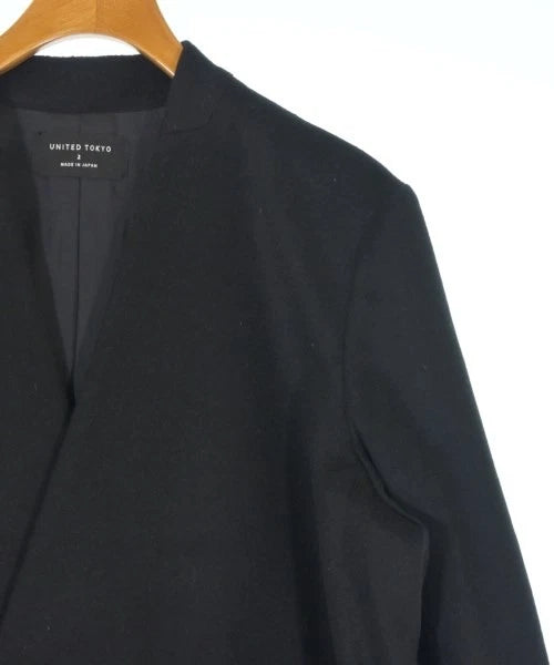 UNITED TOKYO JAPAN. Black Wool Blend Coat