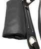 KAWA KAWA JAPAN. Black Hatome Leather Shoulder Bag