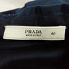 Prada Italy Midnite Navy Blue Cotton Dress