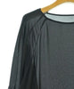 FRAMeWORK JAPAN. Black Semi-Sheer PolyTech Blouse