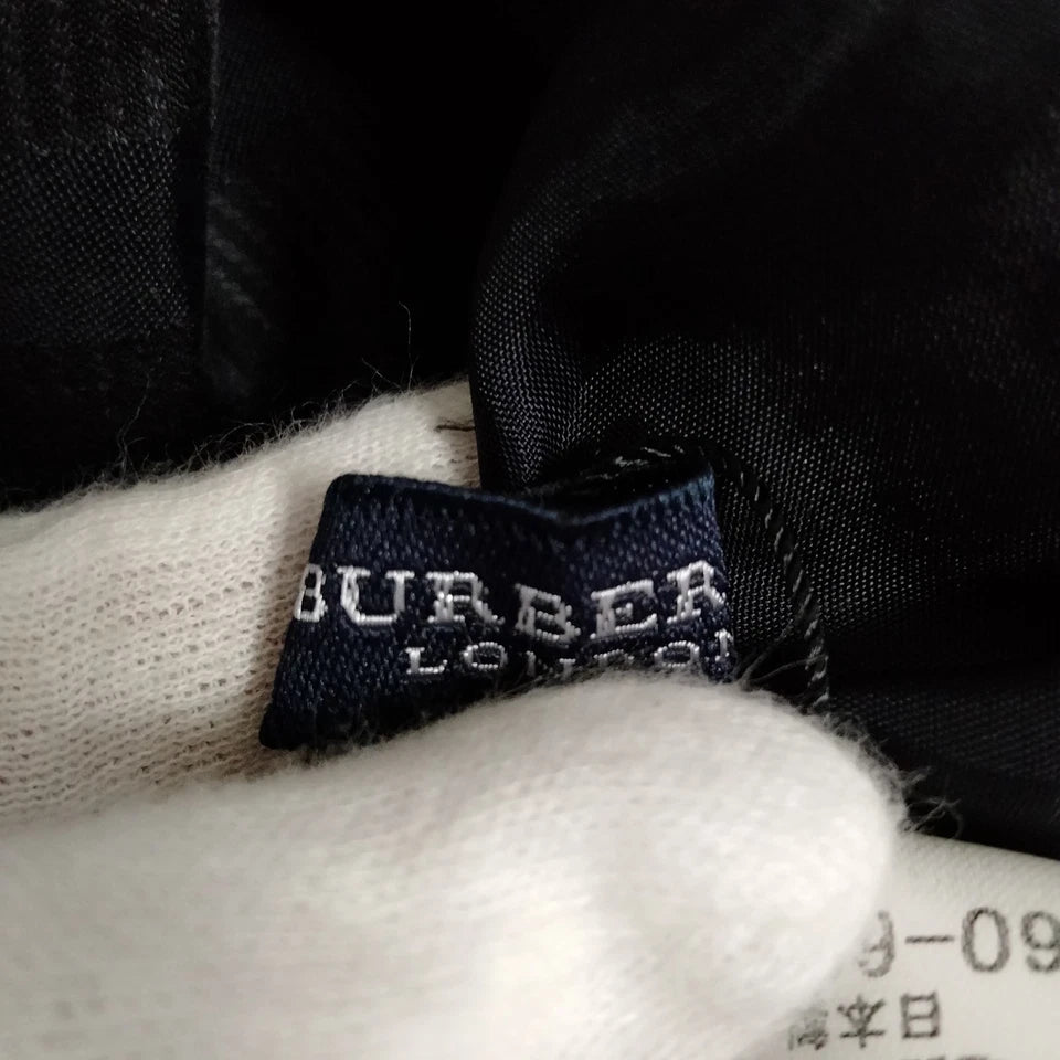 Burberry UK. Black Silk/Rayon Long Dress