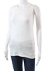 Brunello Cucinelli Italy. BeigeTextured Layered Floral Sleeveless Lined Blouse Top