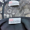 Valentino Italy. Vintage Embroidery Nylon/PolyTech Fabric Dress
