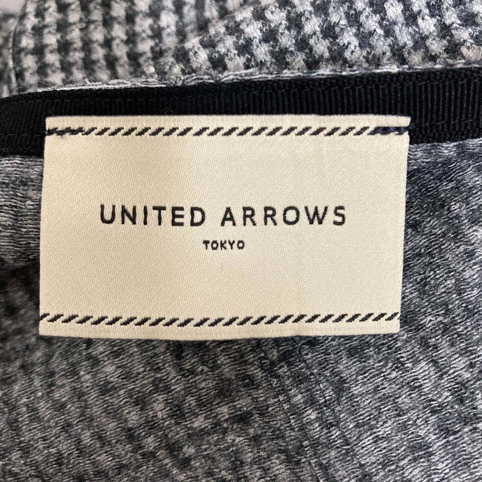 UNITED ARROWS JAPAN.  Gray Houndstooth Dress