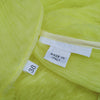 HELMUT LANG NY. Vintage Neon Yellow Nylon Polyurethane Skirt