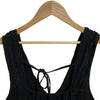 Kastane Japan. Black Vintage Sleeveless Gathered Dress